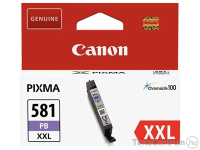 Canon 581XXL (CLI-581XXL PB) fotó kék eredeti tintapatron