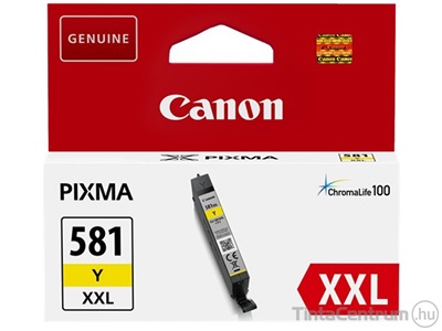 Canon 581XXL (CLI-581XXL Y) sárga eredeti tintapatron