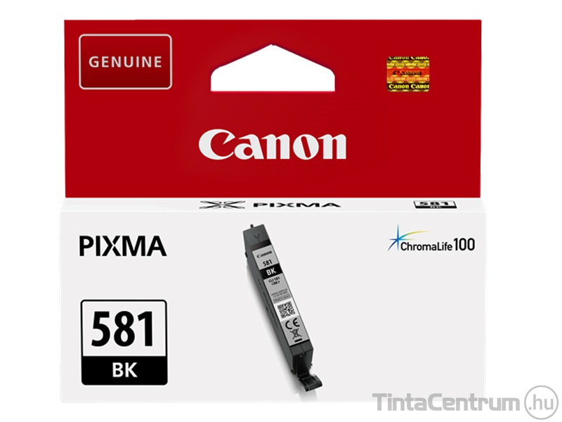 Canon 581 (CLI-581BK) fekete eredeti tintapatron