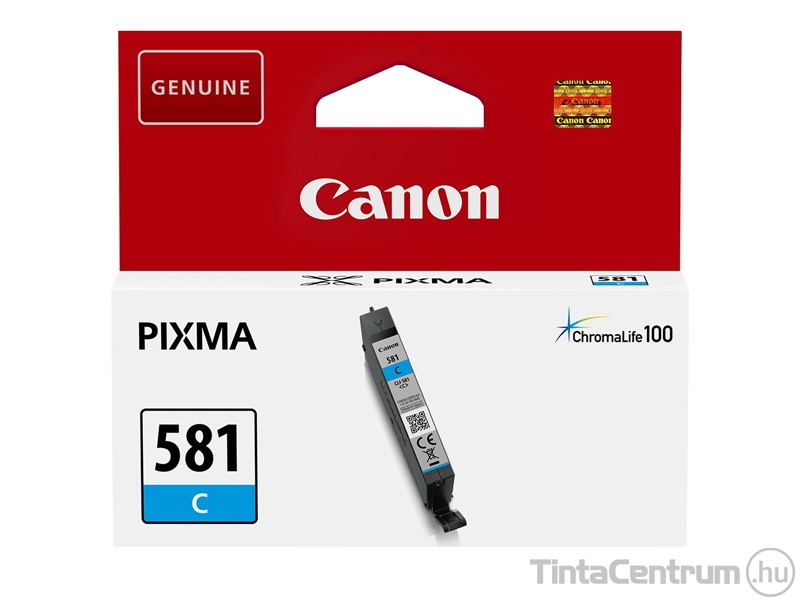 Canon 581 (CLI-581C) ciánkék eredeti tintapatron