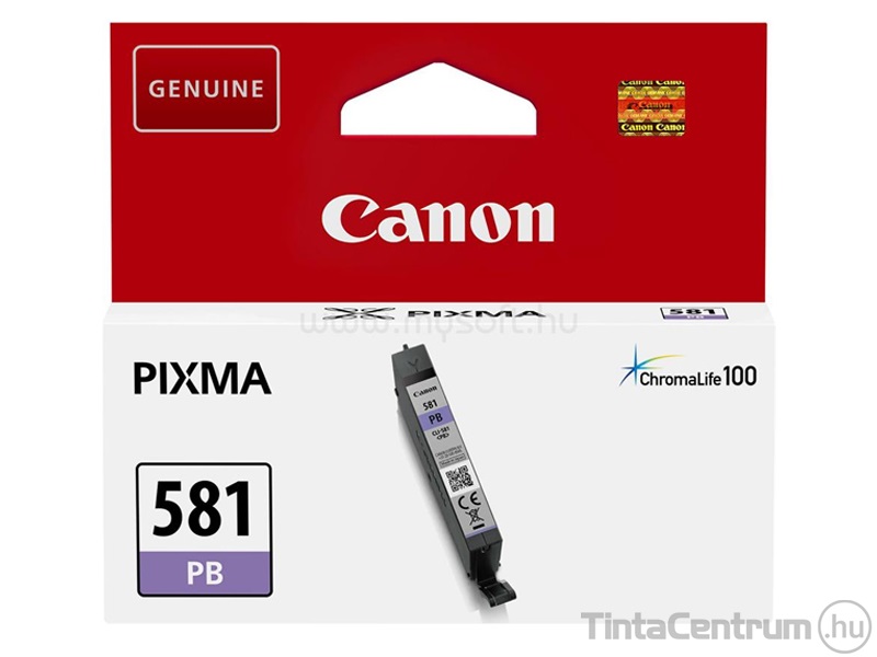 Canon 581 (CLI-581PB) fotó kék eredeti tintapatron