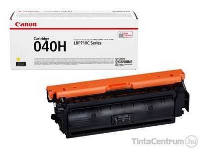 Canon 040H (CRG-040H) sárga [10000 oldal] eredeti toner