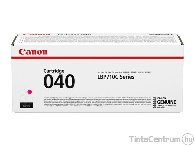 Canon 040 (CRG-040) magenta [5400 oldal] eredeti toner