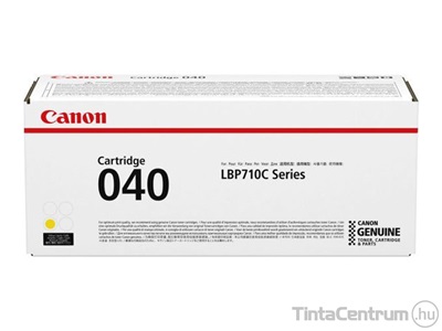 Canon 040 (CRG-040) sárga [5400 oldal] eredeti toner