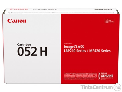 Canon 052H (CRG-052H) fekete [9200 oldal] eredeti toner