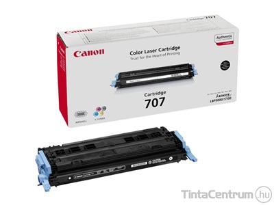 Canon 707 (CRG-707) fekete [2500 oldal] eredeti toner