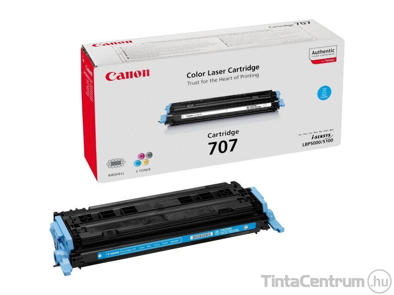 Canon 707 (CRG-707) ciánkék [2500 oldal] eredeti toner