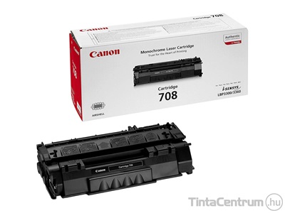 Canon 708 (CRG-708) fekete [2500 oldal] eredeti toner