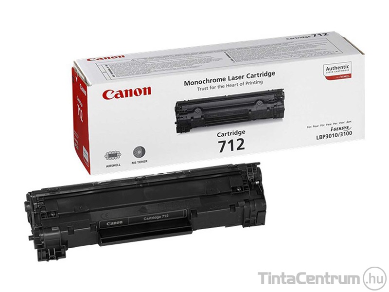 Canon 712 (CRG-712) fekete [1500 oldal] eredeti toner