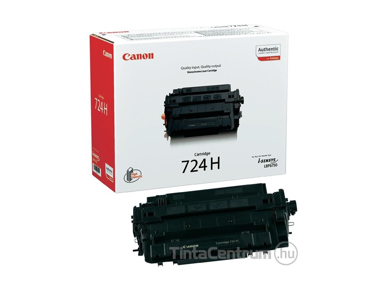 Canon 724H (CRG-724H) fekete [12000 oldal] eredeti toner