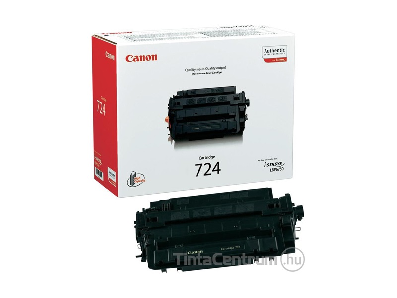 Canon 724 (CRG-724) fekete [6000 oldal] eredeti toner