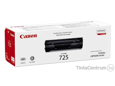 Canon 725 (CRG-725) fekete [1600 oldal] eredeti toner