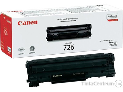 Canon 726 (CRG-726) fekete [2100 oldal] eredeti toner