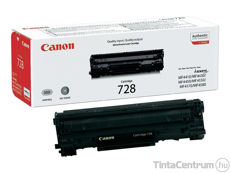 Canon 728 (CRG-728) fekete [2100 oldal] eredeti toner