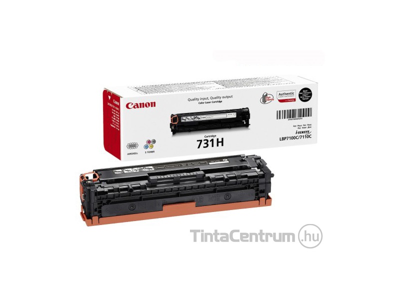 Canon 731H (CRG-731H) fekete [2400 oldal] eredeti toner