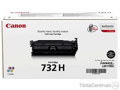 Canon 732H (CRG-732H) fekete [12000 oldal] eredeti toner