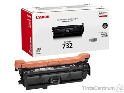 Canon 732 (CRG-732) fekete [6100 oldal] eredeti toner