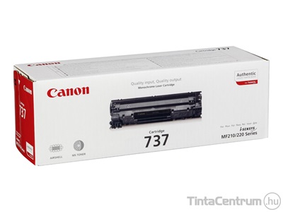 Canon 737 (CRG-737) fekete [2400 oldal] eredeti toner