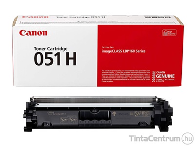 Canon 051H (CRG-051H) fekete [4100 oldal] eredeti toner