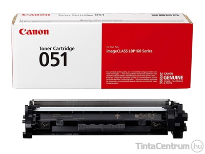 Canon 051 (CRG-051) fekete [1700 oldal] eredeti toner