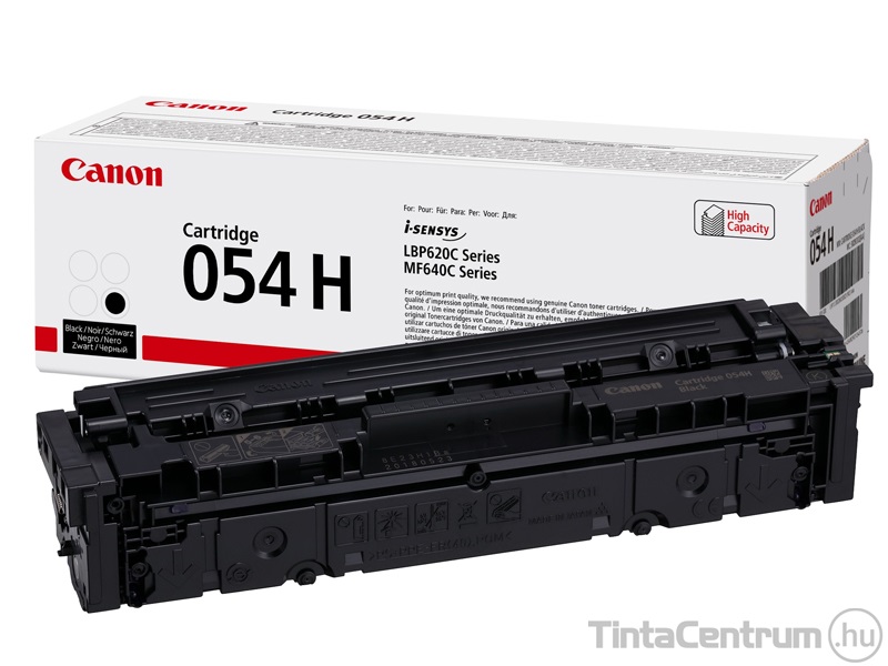 Canon 054H (CRG-054H) fekete [3100 oldal] eredeti toner