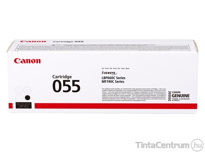 Canon 055 (CRG-055) fekete [2300 oldal] eredeti toner