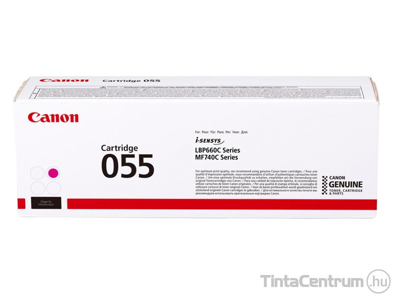 Canon 055 (CRG-055) magenta [2100 oldal] eredeti toner