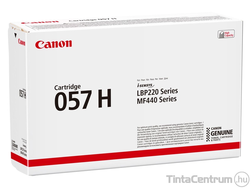 Canon 057H (CRG-057H) fekete [10000 oldal] eredeti toner