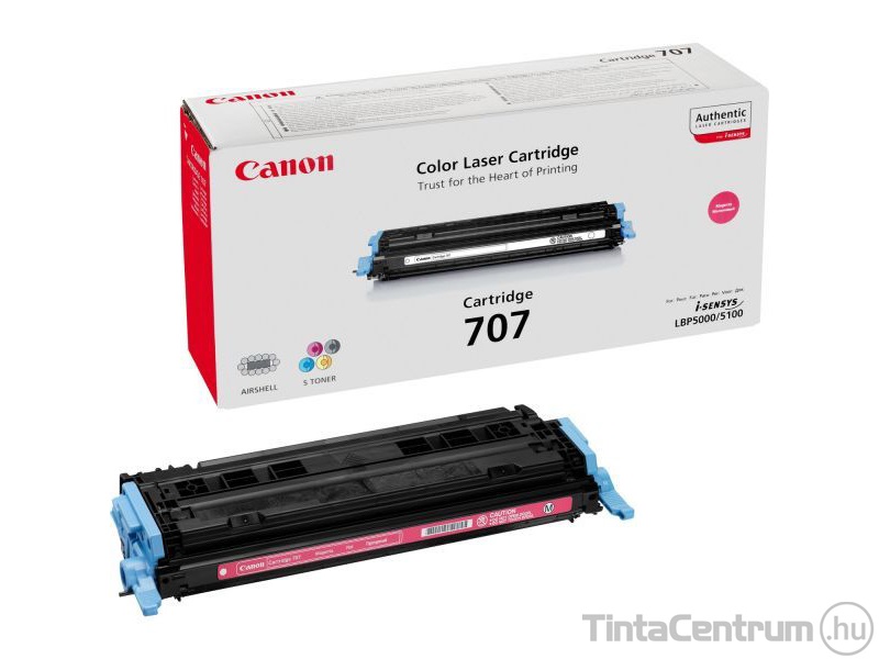 Canon 707 (CRG-707) magenta [2500 oldal] eredeti toner