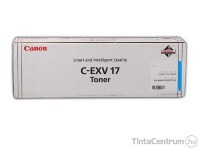 Canon C-EXV17 ciánkék [30000 oldal] eredeti toner