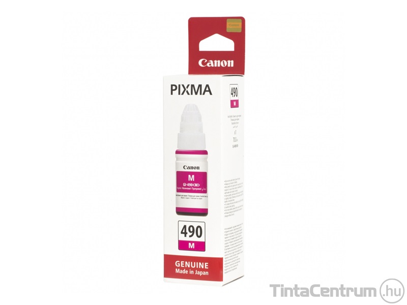 Canon 490 (GI-490 M) magenta [7000 oldal] eredeti utántöltő tinta