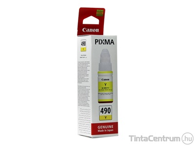 Canon 490 (GI-490 Y) sárga [7000 oldal] eredeti utántöltő tinta