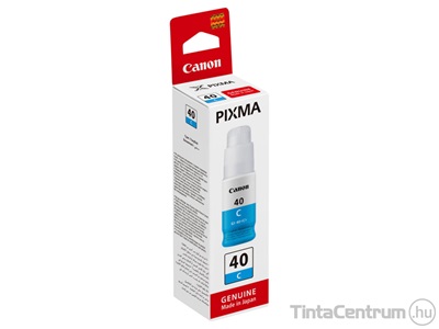 Canon 40 (GI-40 C) ciánkék [7700 oldal] eredeti utántöltő tinta