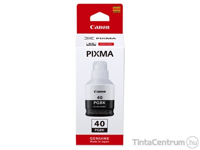 Canon 40 (GI-40 PGBK) fekete [6000 oldal] eredeti utántöltő tinta