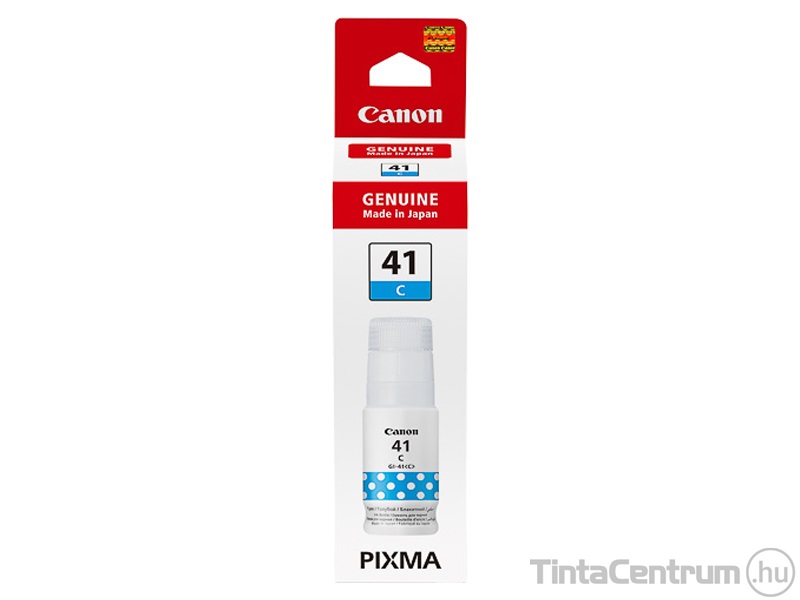 Canon 41 (GI-41 C) ciánkék [7700 oldal] eredeti utántöltő tinta