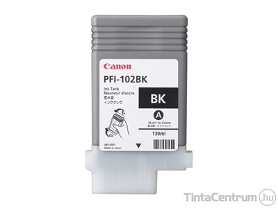 Canon PFI-102BK fekete eredeti tintapatron