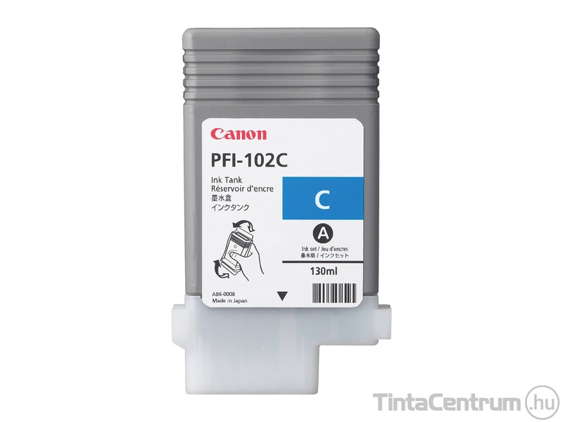 Canon PFI-102C ciánkék eredeti tintapatron