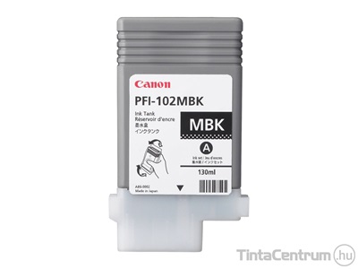 Canon PFI-102MBK mattfekete eredeti tintapatron