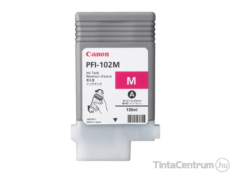 Canon PFI-102M magenta eredeti tintapatron