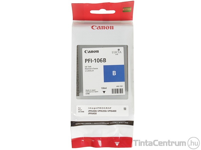 Canon PFI-106B kék eredeti tintapatron