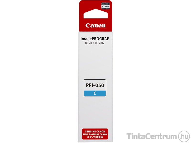 Canon PFI-050 C ciánkék eredeti tintapatron