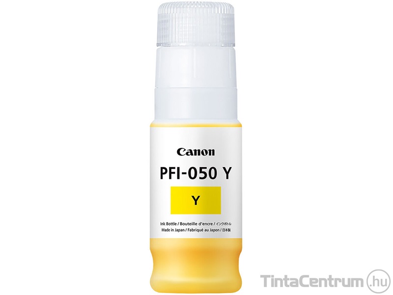 Canon PFI-050 Y sárga eredeti tintapatron