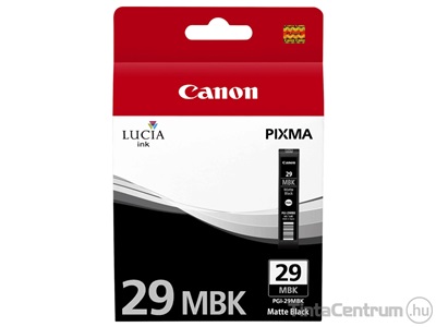 Canon 29 (PGI-29MBK) mattfekete eredeti tintapatron