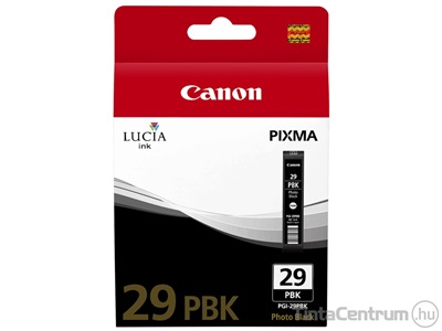 Canon 29 (PGI-29PBK) fotó fekete eredeti tintapatron