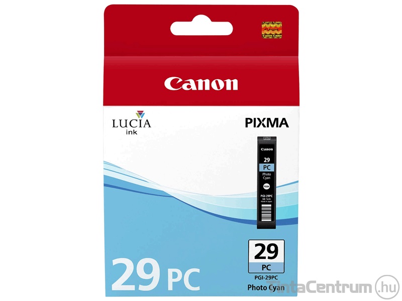 Canon 29 (PGI-29PC) fotó ciánkék eredeti tintapatron