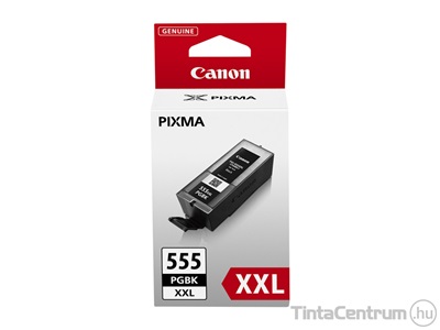 Canon 555XXL (PGI-555XXL BK) fekete eredeti tintapatron