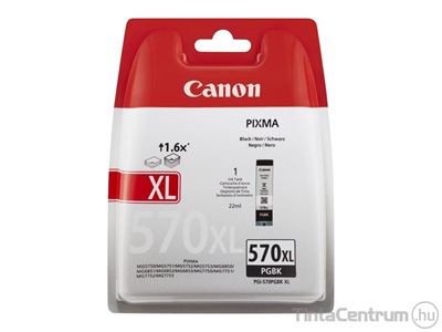 Canon 570XL (PGI-570XL BK) fekete eredeti tintapatron