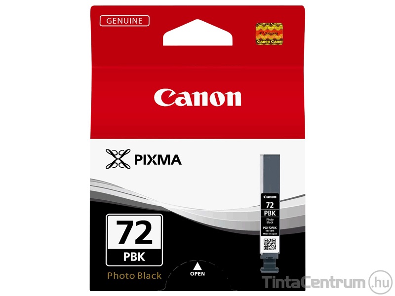 Canon 72 (PGI-72PBK) fotó fekete eredeti tintapatron