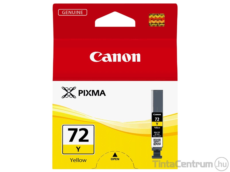 Canon 72 (PGI-72Y) sárga eredeti tintapatron