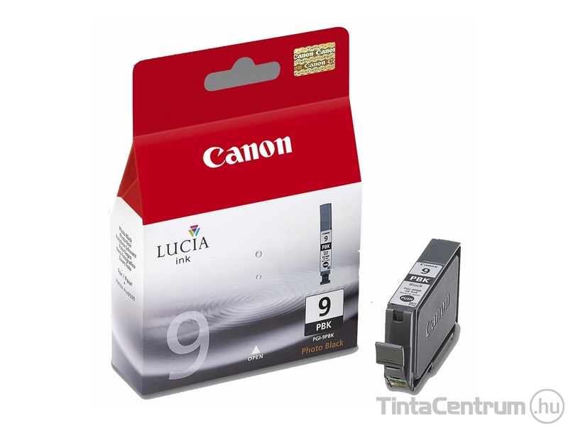 Canon 9 (PGI-9PBK) fotó fekete eredeti tintapatron